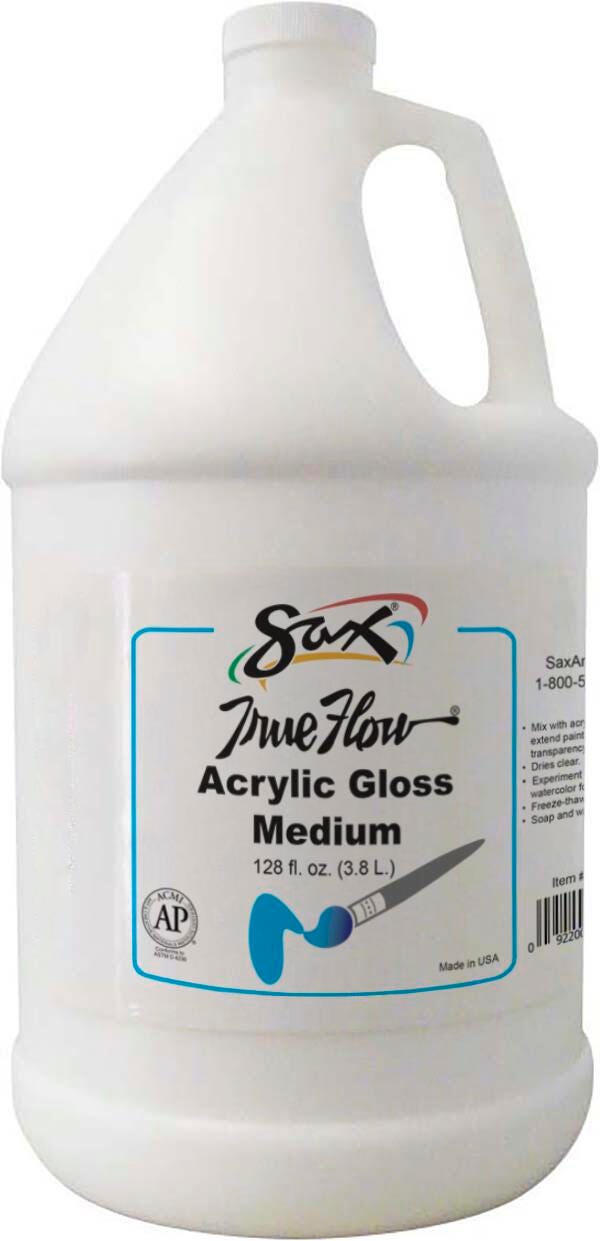 Sax Acrylic Gloss Medium Preparation and Protection, 1 Gallon 247313